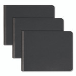 Smead Prong Fastener Premium Pressboard Report Cover, Two-Piece Prong Fastener, 2" Capacity, 8.5 x 11, Black/Black View Product Image