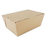SCT ChampPak Carryout Boxes, #4, 7.75 x 5.5 x 3.5, Kraft, Paper, 160/Carton (SCH0734) View Product Image