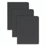 Smead Prong Fastener Premium Pressboard Report Cover, Two-Piece Prong Fastener 3" Capacity, 8.5 x 11, Black/Black View Product Image