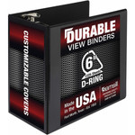 Samsill Durable View Binder - 6" Binder Capacity - Letter - 8 1/2" x 11" Sheet Size - 1225 Sheet Capacity - Fastener(s): D-Ring - (SAM16420) Product Image 