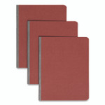 Smead Prong Fastener Pressboard Report Cover, Two-Piece Prong Fastener, 3" Capacity, 8.5 x 11, Red/Red View Product Image
