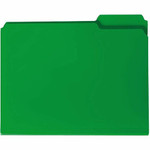 Smead 1/3 Tab Cut Letter Top Tab File Folder - 8 1/2" x 11" - 3/4" Expansion - Top Tab Location - Assorted Tab Position - Polypropylene - (SMD10502) Product Image 