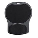 Fellowes Easy Glide Gel Mouse Pad with Wrist Rest, 10 x 12, Black View Product Image