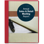 Smead Letter Recycled Report Cover - 8 1/2" x 11" - 3 Fastener(s) - 1/2" for Folder - 12 pt. - Vinyl, Metal - (SMD87461) Product Image 