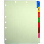 Tabbies 8-Side Tab Medical Chart Index Set - 8 Tab(s) - 8 Tab(s)/Set - 9" Divider Width x 11" Divider Length - Manila Tab(s) Product Image 