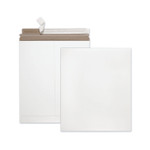 Quality Park Photo/Document Mailer, Cheese Blade Flap, Redi-Strip Adhesive Closure, 12.75 x 15, White, 25/Box View Product Image