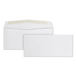 Quality Park Business Envelope, #10, Commercial Flap, Side Seam, Gummed Closure, 24 lb Bond Weight Paper, 4.13 x 9.5, White, 500/Box (QUA90020) View Product Image