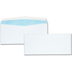 Quality Park No. 10 Security Tint Business Envelopes with Gummed Flap - Security - #10 - 4 1/8" Width x 9 1/2" Length - 24 lb - Gummed Product Image 