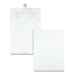 Survivor Lightweight 14 lb Tyvek Catalog Mailers, #10 1/2, Square Flap, Redi-Strip Adhesive Closure, 9 x 12, White, 100/Box View Product Image
