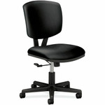 HON Volt 5700 Task Chair - Black Seat Color - Bonded Leather Seat Material - Black Back Color - Bonded Leather Back Material - Black Frame Color Product Image 