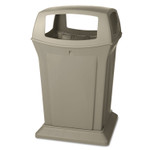 Rubbermaid Commercial Ranger Fire-Safe Container, 45 gal, Structural Foam, Beige RCP917388BEI (RCP917388BEI) Product Image 