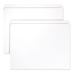 Smead Reinforced Top Tab Colored File Folders, Straight Tabs, Letter Size, 0.75" Expansion, White, 100/Box View Product Image