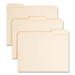 Smead Top Tab Fastener Folders, 1/3-Cut Tabs: Assorted, 0.75" Expansion, 1 Fastener, Letter Size, Manila Exterior, 50/Box View Product Image