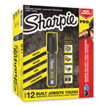 Sharpie Pro Permanent Marker, Broad Chisel Tip, Black, Dozen (SAN2018326) Product Image 