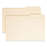 Smead Manila Guide Height Systems File Folders, 2/5-Cut Tabs: Right of Center, Legal Size, 0.75" Expansion, Manila, 100/Box View Product Image