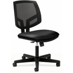 HON Volt Chair - Black Seat Color - Bonded Leather Seat Material - Black Back Color - Mesh Back Material - Black Frame Color - (HON5713SB11T) Product Image 