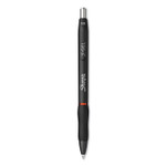 Sharpie S-Gel S-Gel High-Performance Gel Pen, Retractable, Fine 0.5 mm, Red Ink, Black Barrel, Dozen (SAN2096166) View Product Image