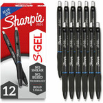 Sharpie S-Gel Pens - 1 mm Pen Point - Retractable - Blue Ink - Gel-based Product Image 