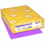 Exact Brights Smooth Colored Paper - Purple - Letter - 8 1/2" x 11" - 50 lb Basis Weight - Smooth Product Image 