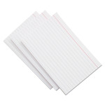 Universal Ruled Index Cards, 5 x 8, White, 500/Pack (UNV47255) View Product Image
