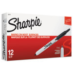 Sharpie Retractable Permanent Marker, Fine Bullet Tip, Black (SAN32701) Product Image 