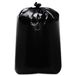 Trinity Plastics Low-Density Can Liners, 60 gal, 22" x 58", Black, 100/Carton (TRNML3858X) View Product Image