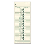 TOPS Time Clock Cards, Replacement for 10-800292/M-33, One Side, 3.5 x 9, 100/Pack View Product Image