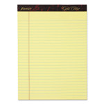 Ampad Gold Fibre Writing Pads, Wide/Legal Rule, 50 Canary-Yellow 8.5 x 11.75 Sheets, 4/Pack (TOP20032) View Product Image