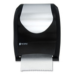 San Jamar Tear-N-Dry Touchless Roll Towel Dispenser, 16.75 x 10 x 12.5, Black/Silver (SJMT1370BKSS) View Product Image