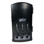 WeGo Trio Utensil Dispenser, Holds 100 Forks/100 Knives/100 Spoons, 13.39 x 15.75 x 23.62, Black View Product Image