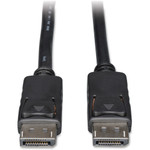 Tripp Lite Displayport Cable w/Latches, 15ft, Black (TRPP580015) View Product Image