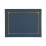 Universal Certificate/Document Cover, 8.5 x 11; 8 x 10; A4, Navy, 6/Pack (UNV76897) View Product Image
