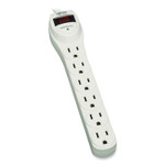 Tripp Lite by Eaton Protect It! Home Computer Surge Protector, 6 AC Outlets, 2 ft Cord, 180 J, Light Gray View Product Image