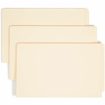 Smead Straight Tab Cut Legal Recycled End Tab File Folder - 8 1/2" x 14" - 3/4" Expansion - 11 pt. - 2 Plys - Manila Product Image 