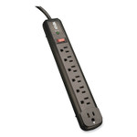 Tripp Lite Protect It! Surge Protector, 7 AC Outlets, 4 ft Cord, 1,080 J, Black (TRPTLP74RB) View Product Image