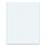 TOPS Quadrille Pads, Quadrille Rule (5 sq/in), 50 White 8.5 x 11 Sheets View Product Image