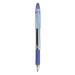 Zebra Jimnie Gel Pen, Stick, Medium 0.7 mm, Blue Ink, Smoke Barrel, 12/Pack (ZEB44120) View Product Image