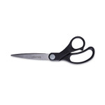 Universal Stainless Steel Office Scissors, 8.5" Long, 3.75" Cut Length, Black Offset Handle (UNV92010) View Product Image