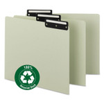 Smead Recycled Blank Top Tab File Guides, 1/3-Cut Top Tab, Blank, 8.5 x 11, Green, 50/Box (SMD50534) View Product Image