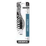 Zebra F-Refill for Zebra F-Series Ballpoint Pens, Medium Conical Tip, Black Ink, 2/Pack (ZEB85412) View Product Image