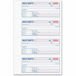 TOPS Money/Rent Receipt Book - 3 Part - Carbonless Copy - 2.75" x 7.25" Sheet Size - Assorted Sheet(s) - Blue Print Color Product Image 