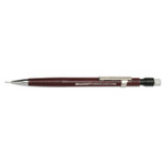 AbilityOne 7520016522436 SKILCRAFT American Classic Mechanical Pencil, 0.5 mm, F (#2.5), Black Lead, Burgundy Barrel, Dozen View Product Image