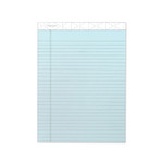 TOPS Prism + Colored Writing Pads, Wide/Legal Rule, 50 Pastel Blue 8.5 x 11.75 Sheets, 12/Pack View Product Image