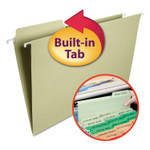 Smead FasTab Hanging Folders, Legal Size, 1/3-Cut Tabs, Moss, 20/Box (SMD64083) View Product Image