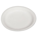 AbilityOne 7350002900594, SKILCRAFT, Dinnerware, Plates, 9" dia, White, 500/Carton (NSN2900594) View Product Image