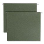 Smead Box Bottom Hanging File Folders, 2" Capacity, Letter Size, Standard Green, 25/Box View Product Image