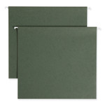 Smead Box Bottom Hanging File Folders, 3" Capacity, Letter Size, Standard Green, 25/Box View Product Image