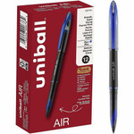 uniball™ Air Porous Point Pen - 0.7 mm Medium Conical Pen Point - Blue Ink - Hybrid - Black Barrel Product Image 
