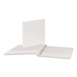Universal Slant D-Ring View Binder, 3 Rings, 0.5" Capacity, 11 x 8.5, White (UNV20702) View Product Image
