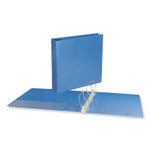 Universal Slant D-Ring View Binder, 3 Rings, 2" Capacity, 11 x 8.5, Light Blue (UNV20733) View Product Image